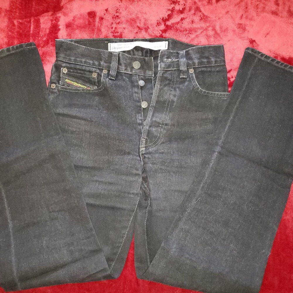 Diesel Black straight legged jeans size 26 length 32